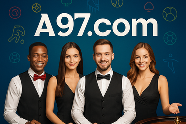 Painel de controle com gráficos e histórico de apostas do usuário no A97.com